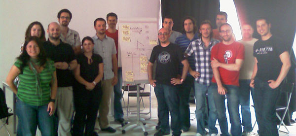 Foto de grupo estimacion y planificacion agil